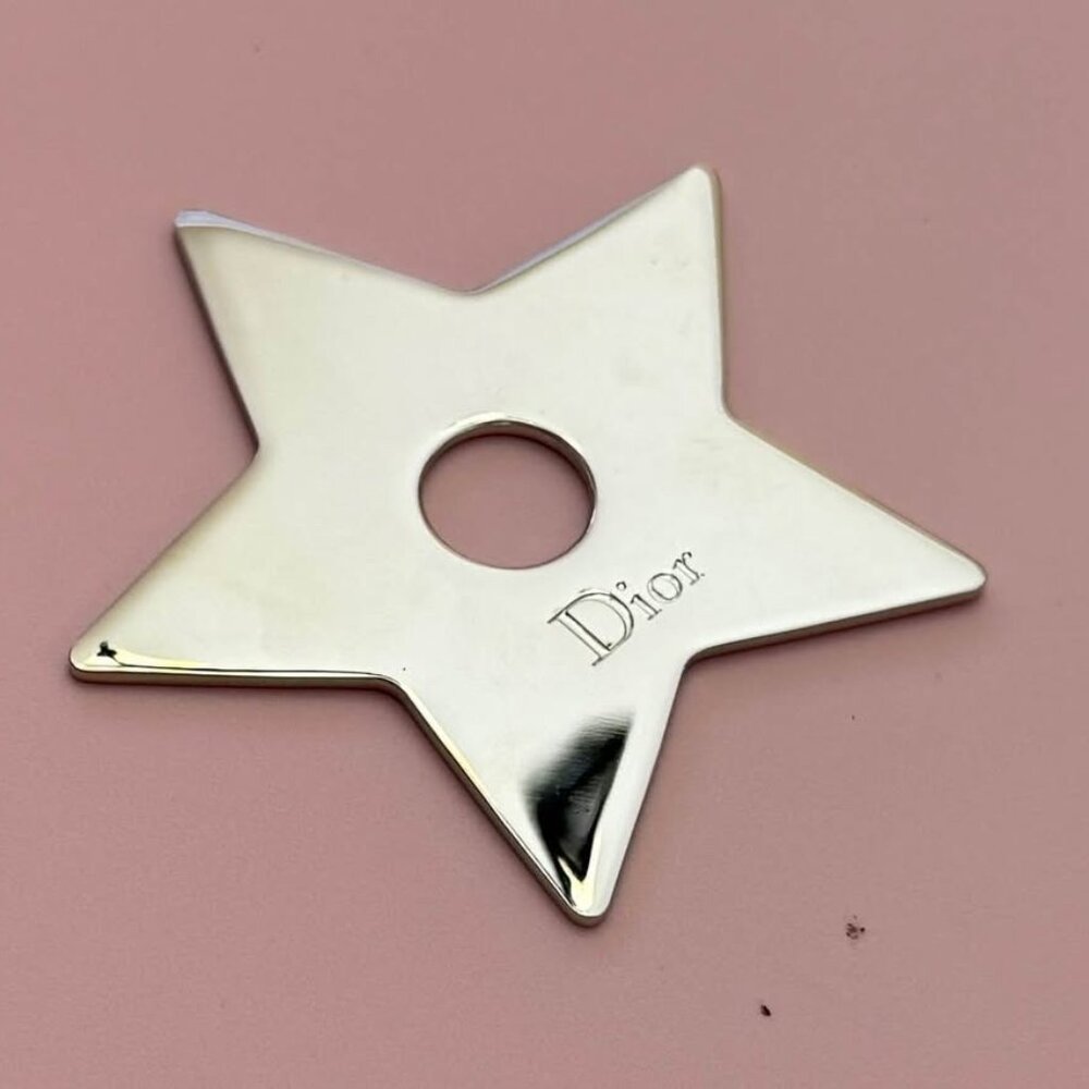 Dior Silver Star and Ribbon